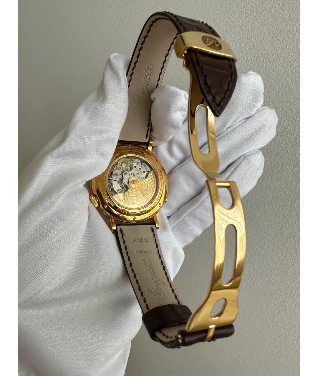 Breguet Коричневые часы из желтого золота, фото 7