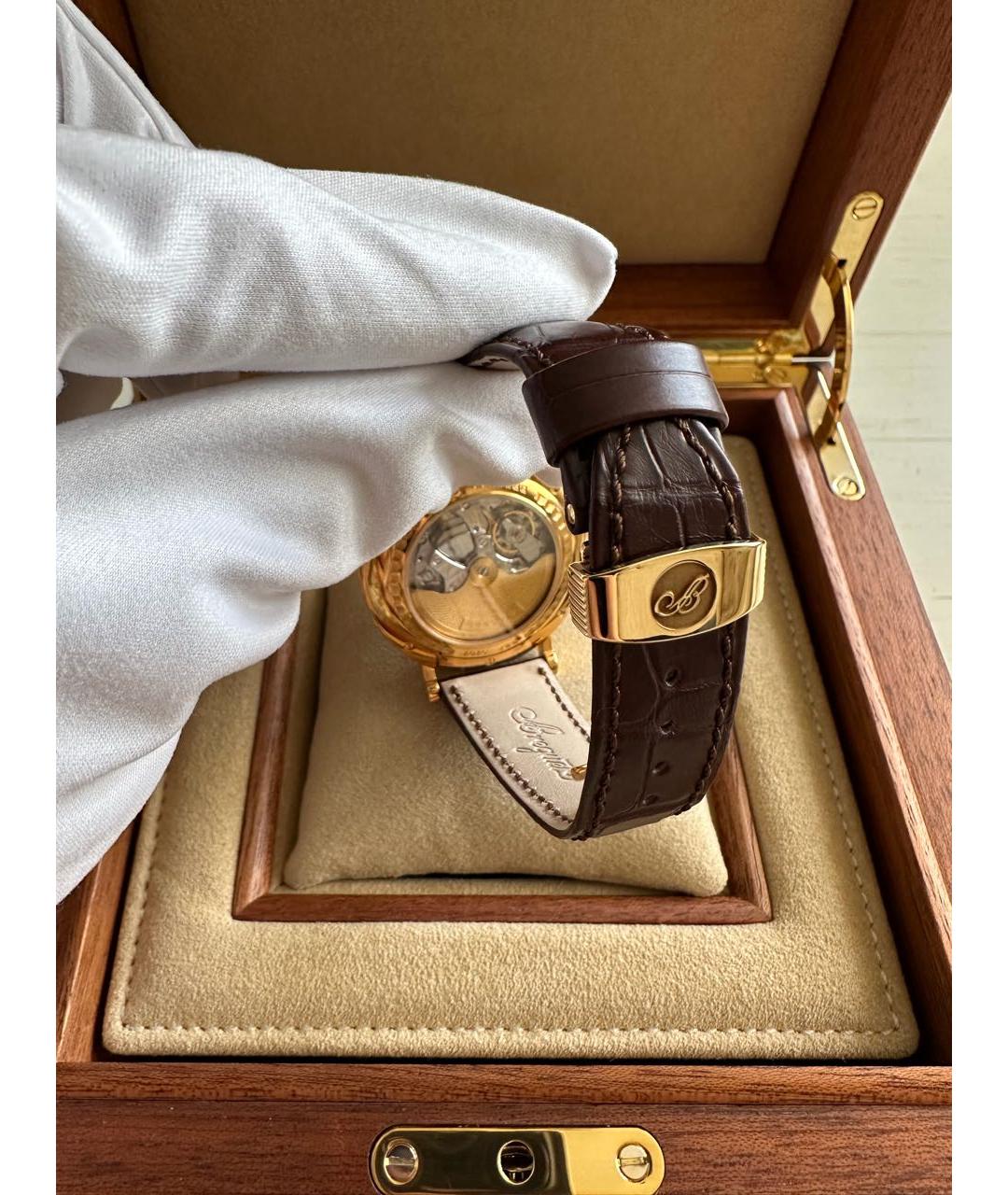 Breguet Коричневые часы из желтого золота, фото 3