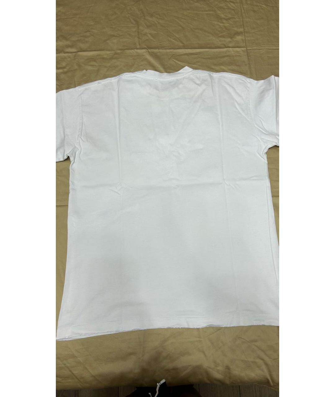 BALENCIAGA Белая футболка, фото 2