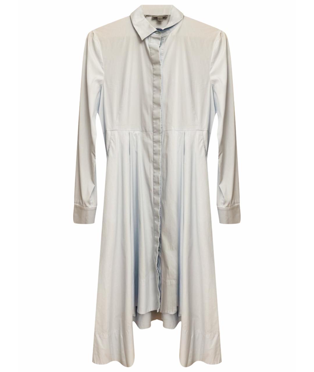 COS Голубое хлопковое повседневное платье, фото 1