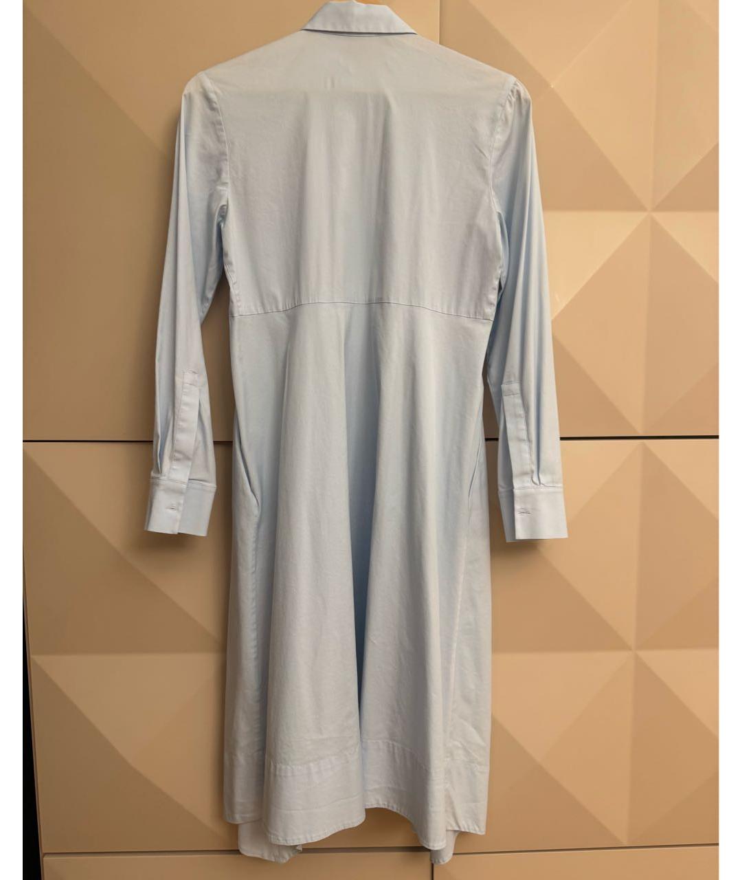 COS Голубое хлопковое повседневное платье, фото 2