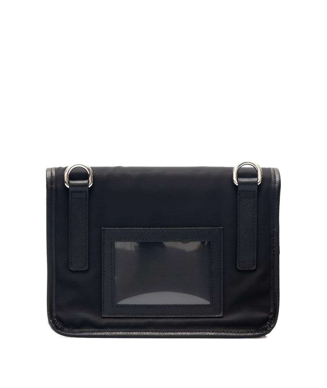 PRADA Черная синтетическая сумка на плечо, фото 2