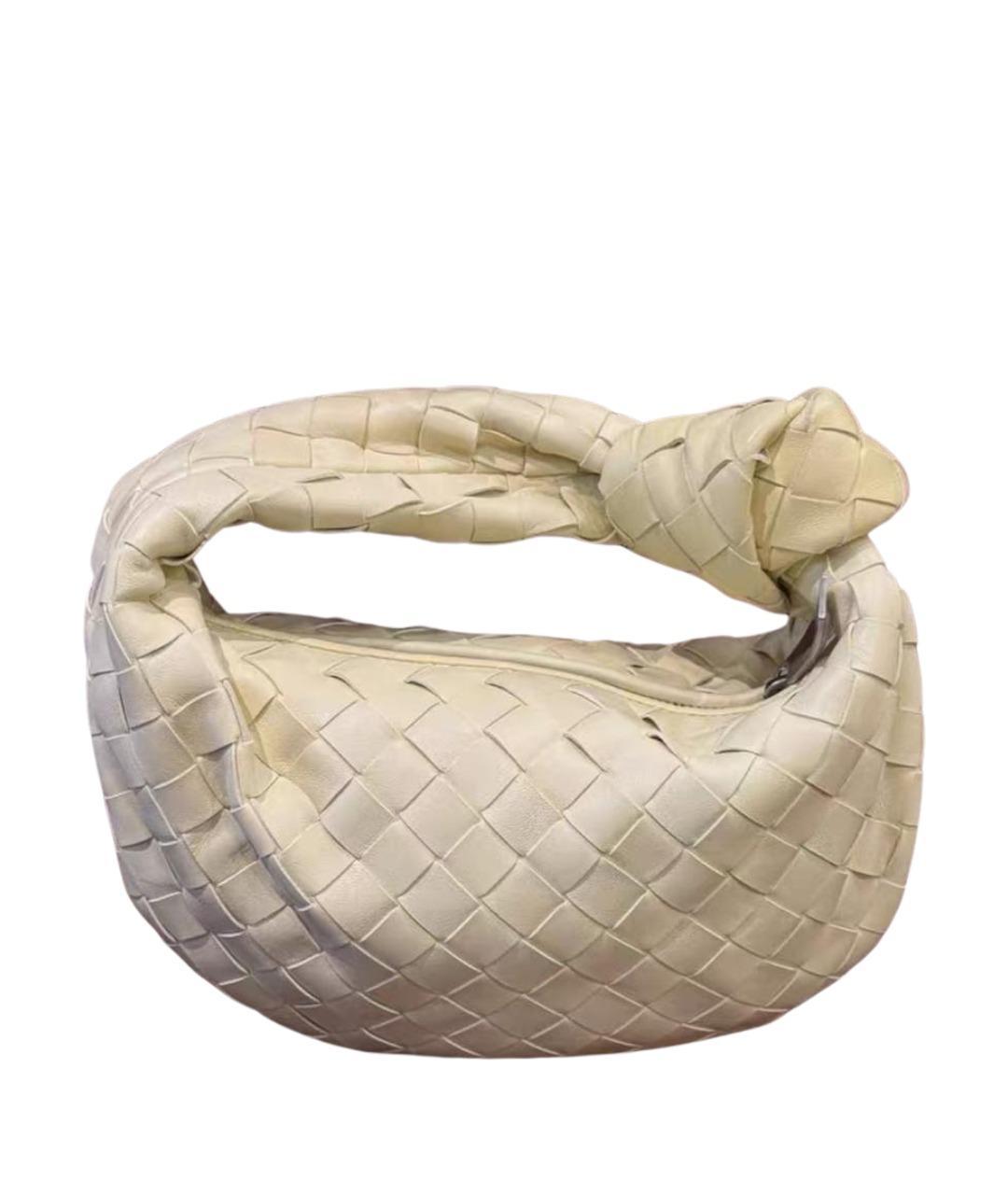 BOTTEGA VENETA Желтая кожаная сумка с короткими ручками, фото 1