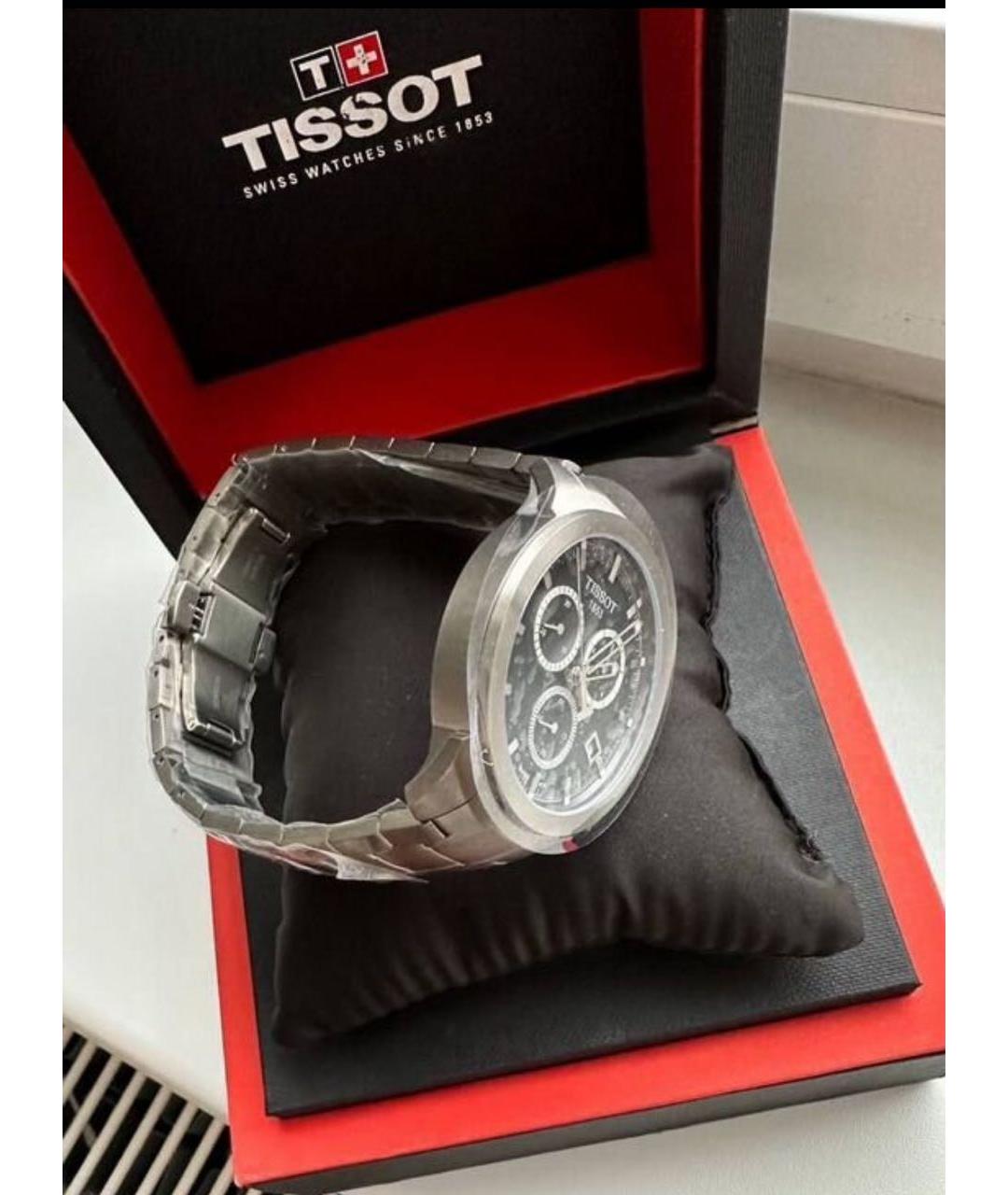 TISSOT Серебряные титановые часы, фото 3