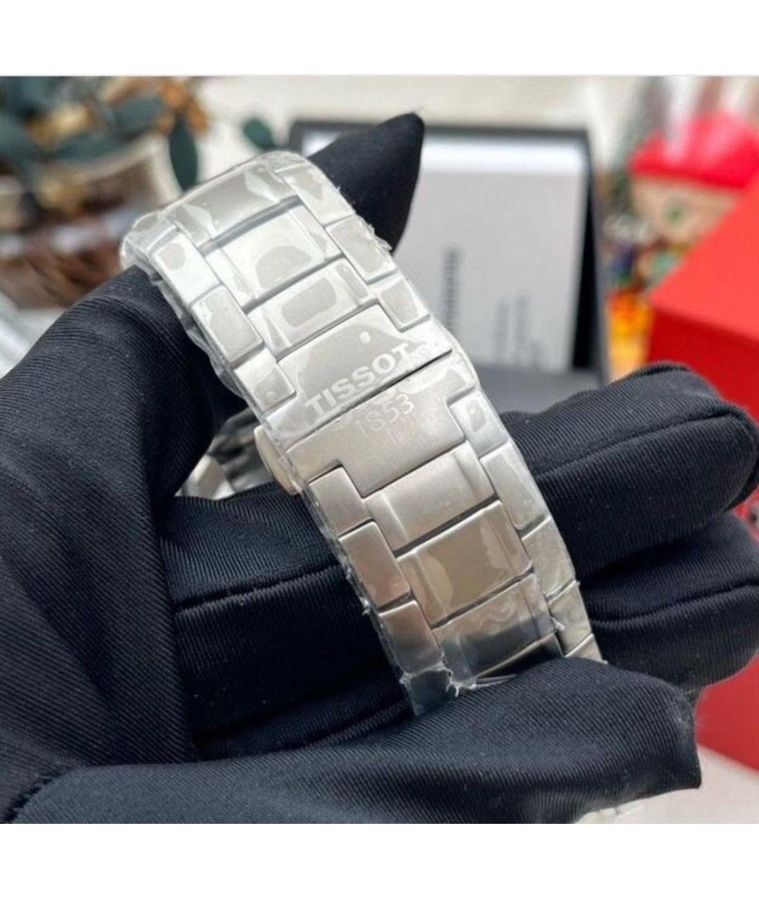 TISSOT Серебряные титановые часы, фото 5