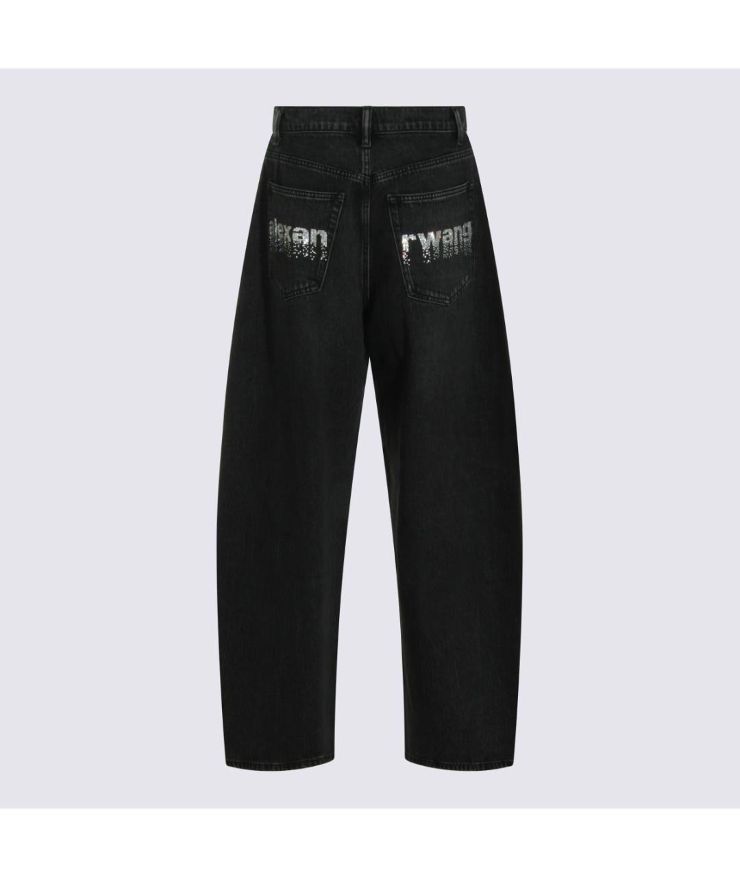 ALEXANDER WANG Серые хлопковые прямые джинсы, фото 2