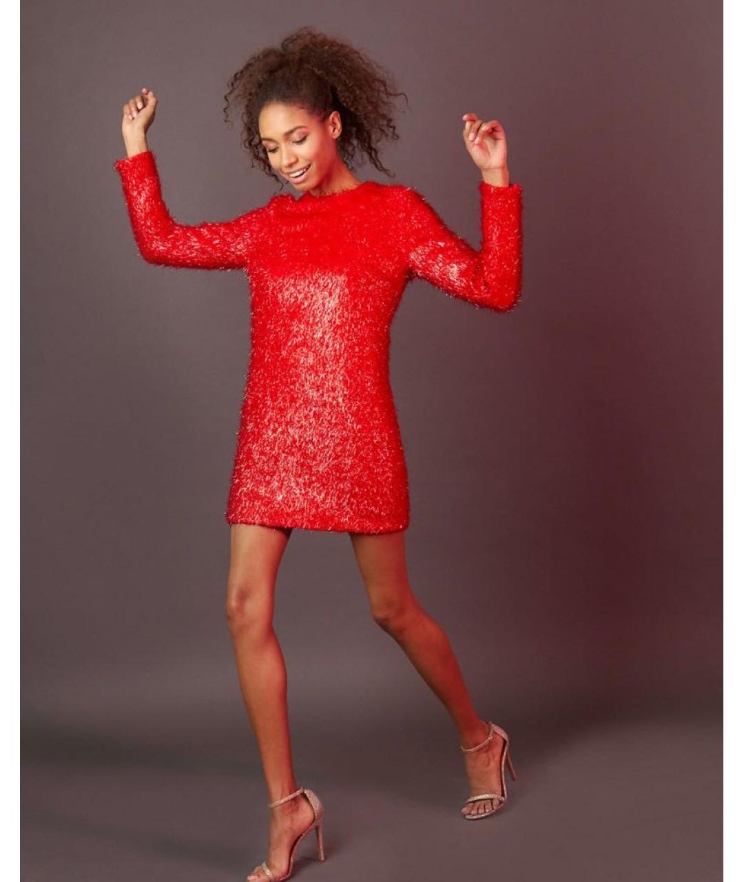 12 STOREEZ Красное коктейльное платье, фото 7