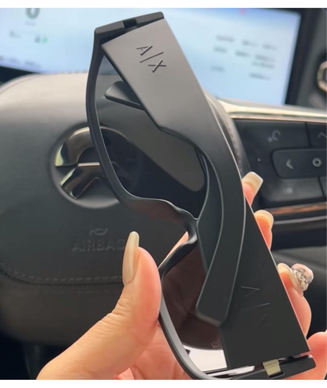 ARMANI EXCHANGE Черные пластиковые солнцезащитные очки, фото 5