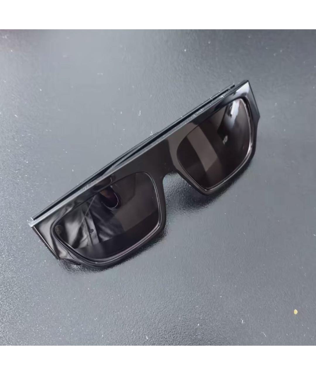 BURBERRY Черные пластиковые солнцезащитные очки, фото 6