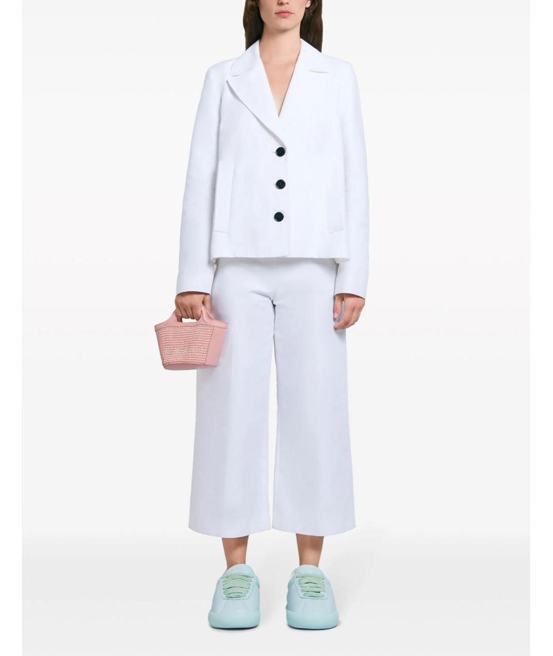 MARNI Розовая пелетеная сумка через плечо, фото 3