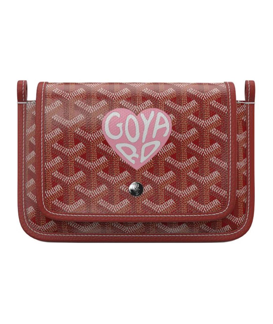 GOYARD Красная сумка через плечо, фото 1