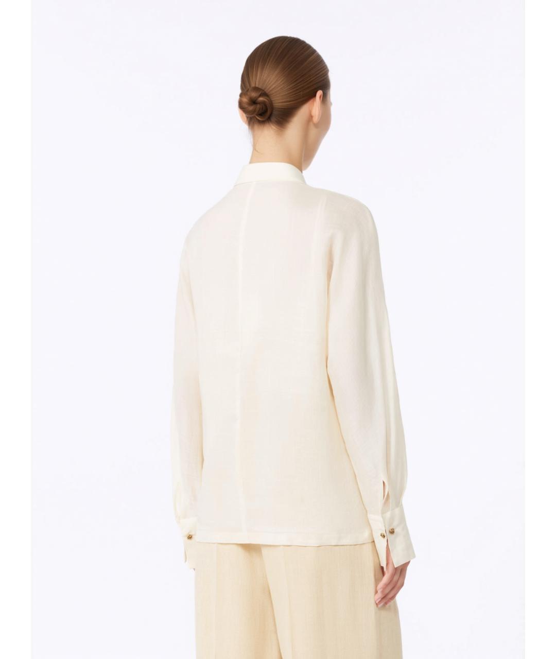 MAX MARA STUDIO Бежевая рубашка, фото 4