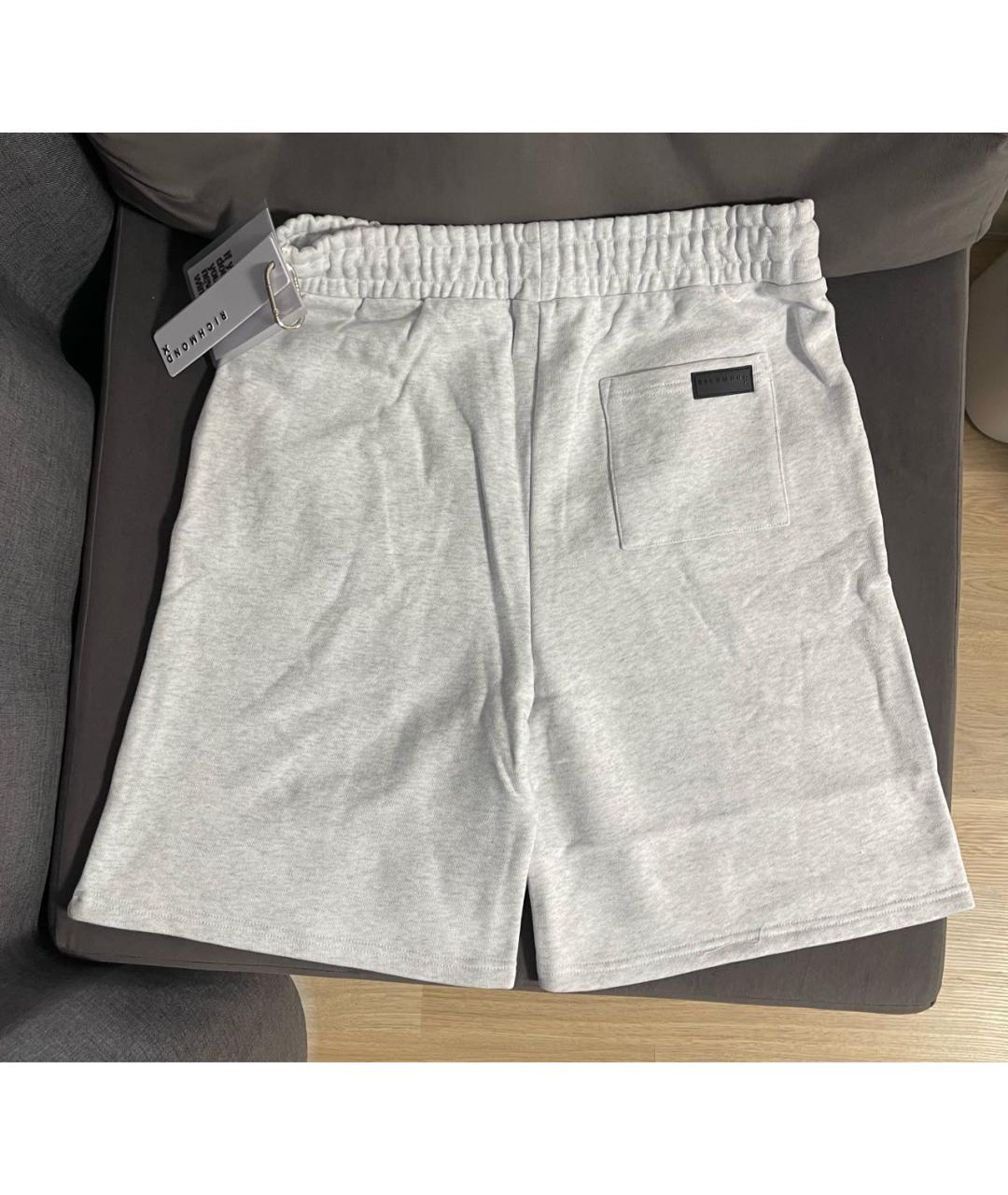 JOHN RICHMOND Серые хлопковые шорты, фото 2