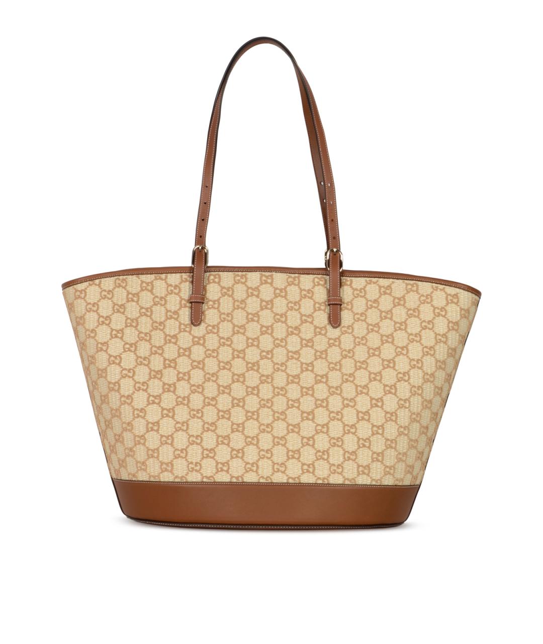 GUCCI Бежевая сумка тоут, фото 1