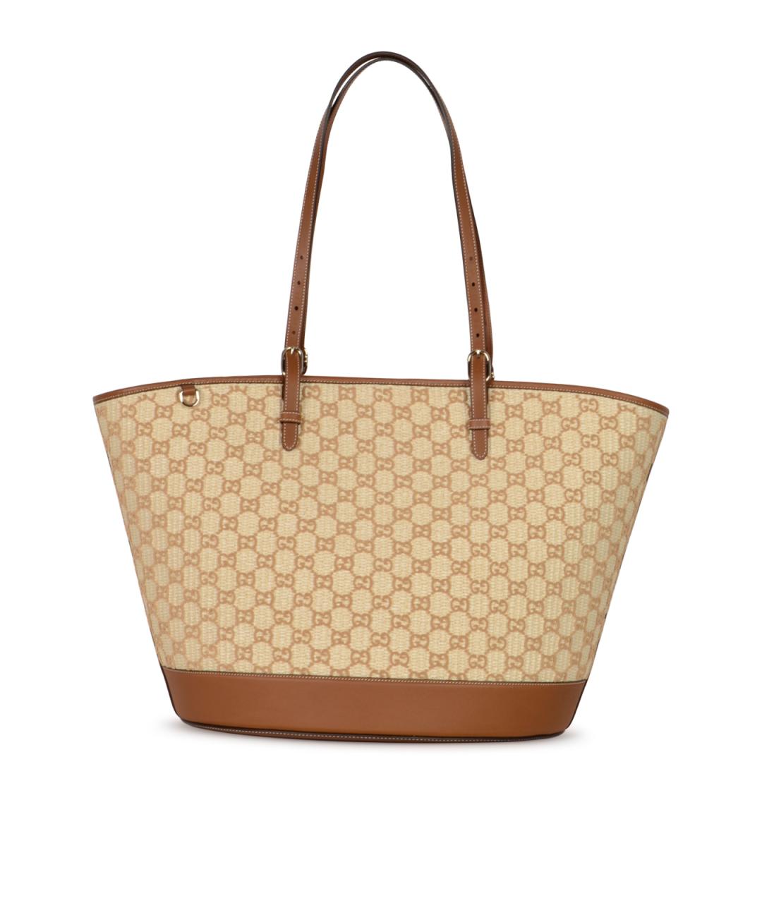 GUCCI Бежевая сумка тоут, фото 3