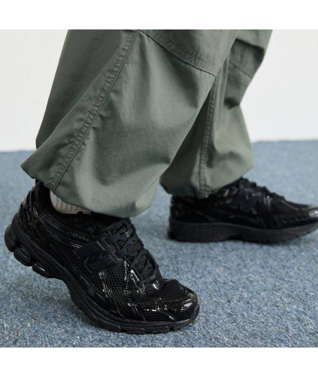 NEW BALANCE Черные текстильные кроссовки, фото 3