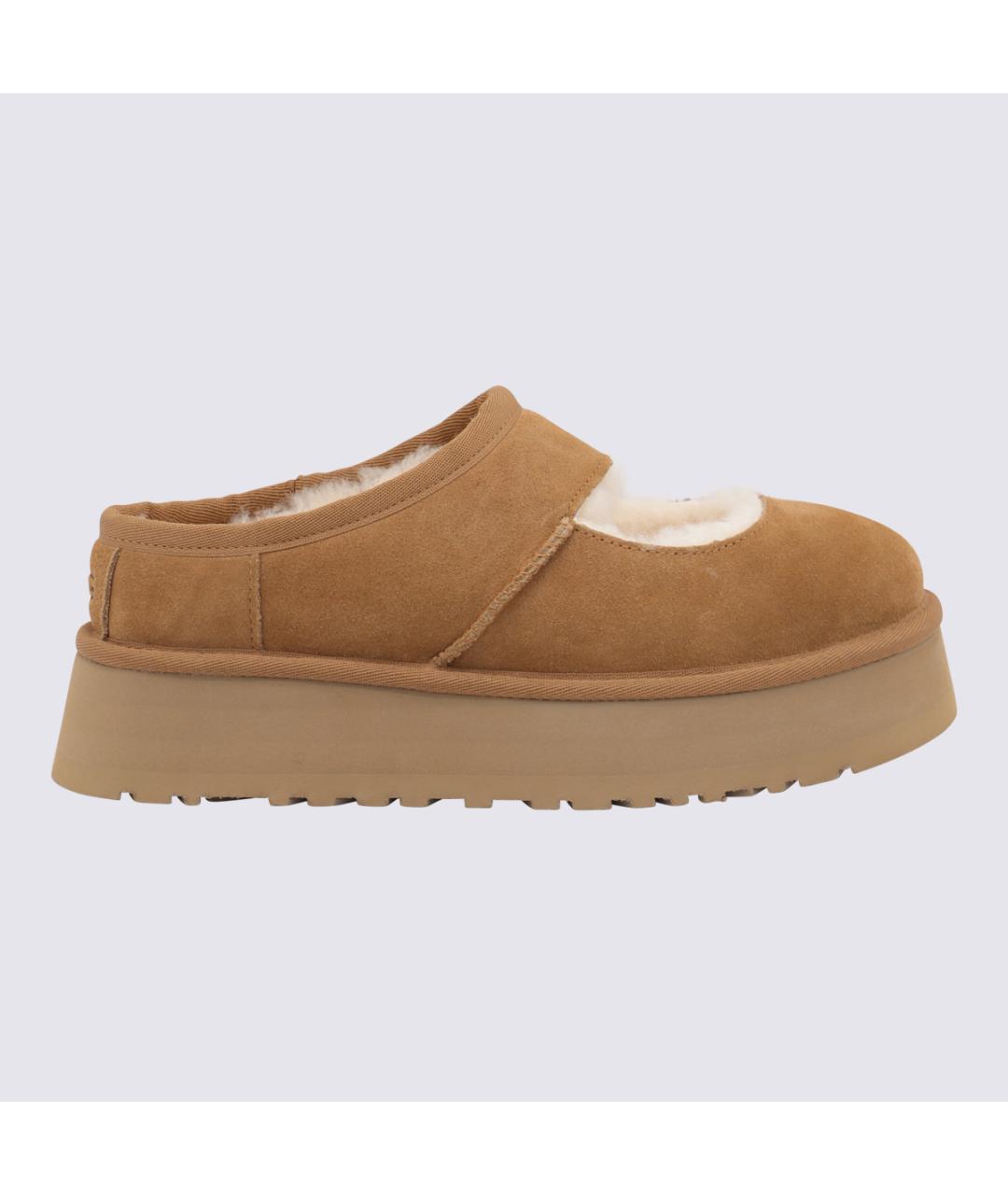 UGG AUSTRALIA Коричневые замшевые ботинки, фото 3