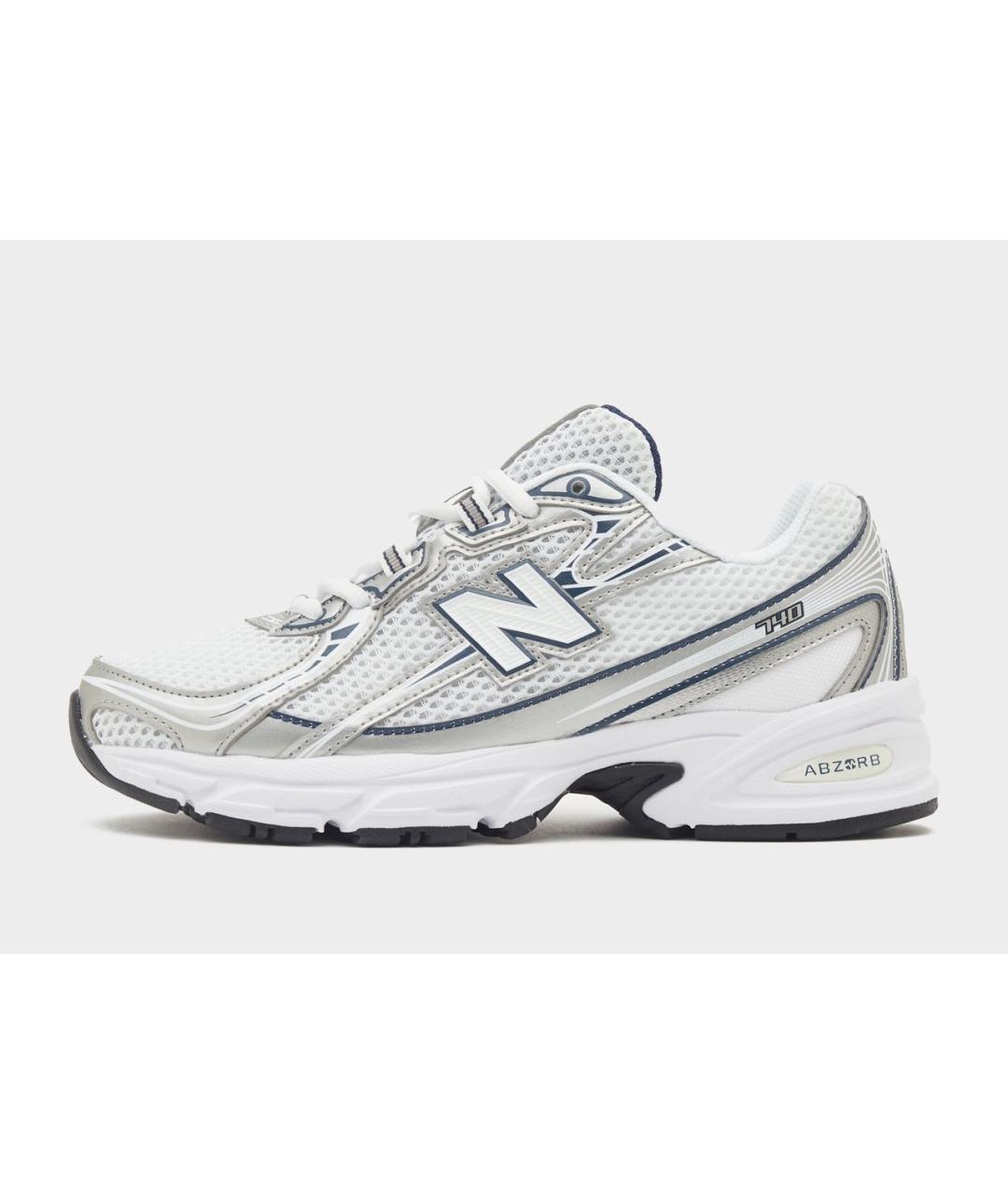 NEW BALANCE Белые текстильные кроссовки, фото 7