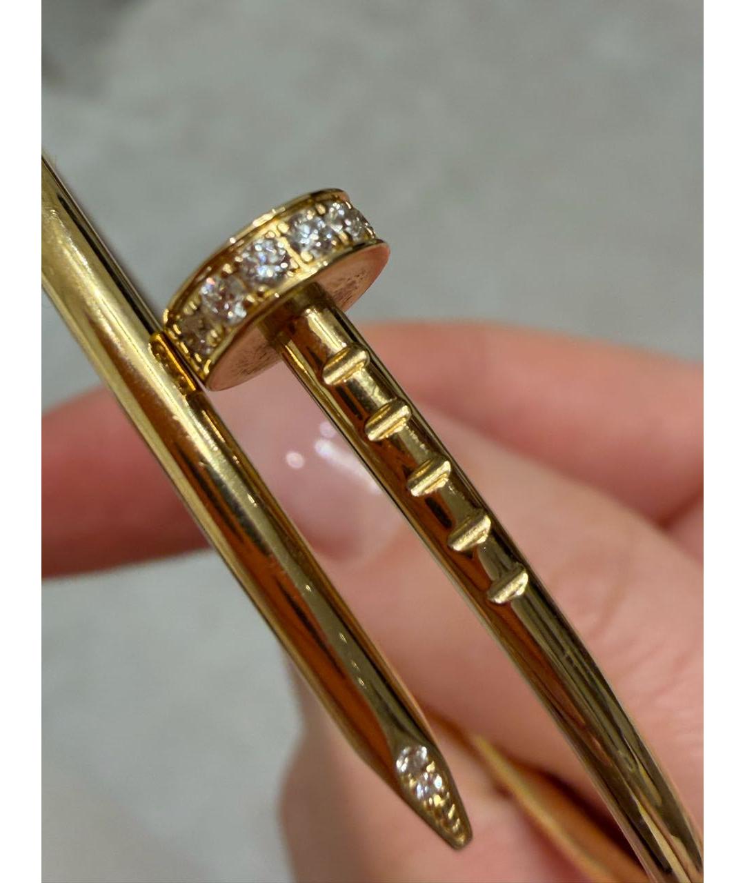 CARTIER Желтый браслет из желтого золота, фото 2