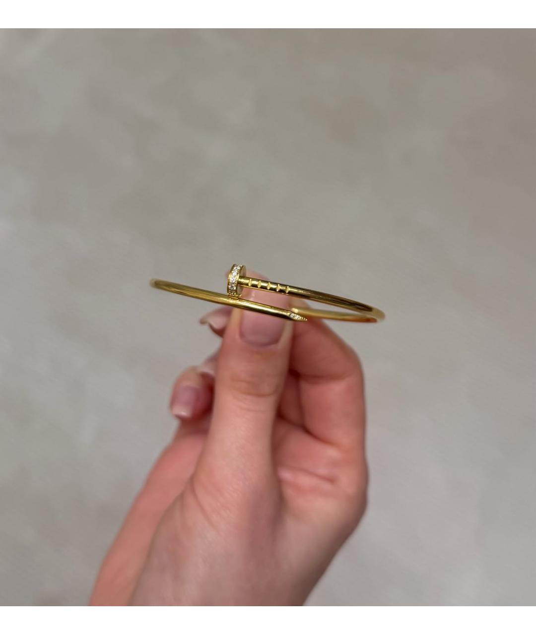 CARTIER Желтый браслет из желтого золота, фото 8