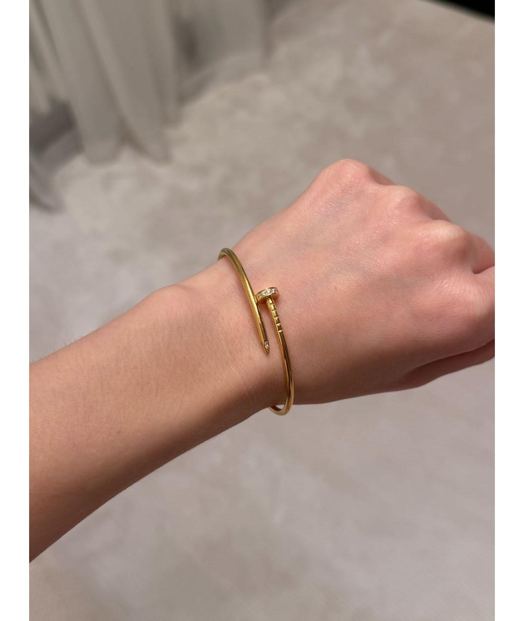 CARTIER Желтый браслет из желтого золота, фото 3