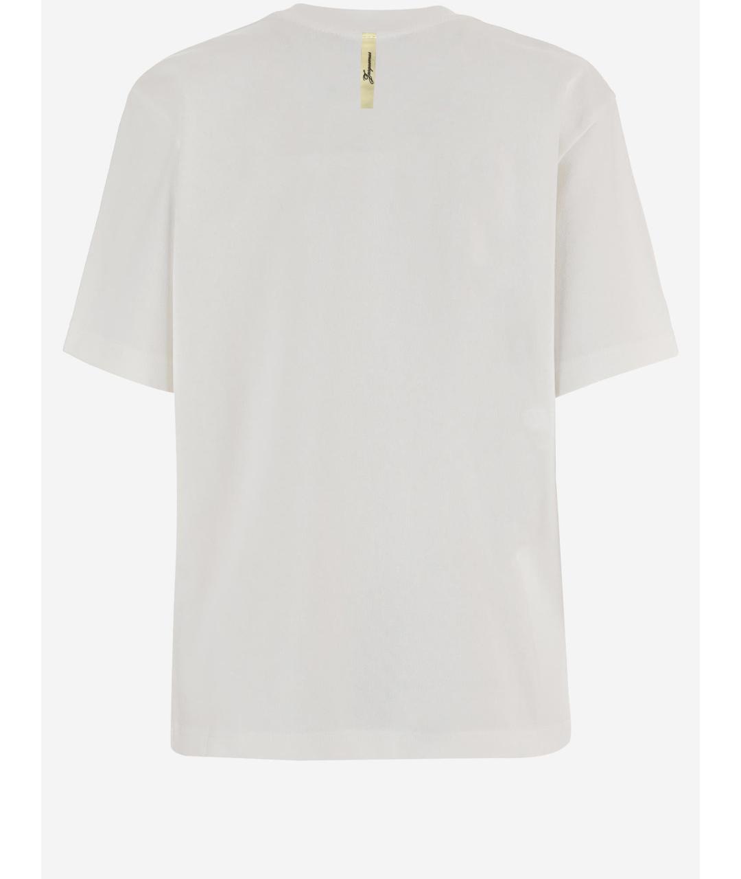 JACQUEMUS Белая хлопковая футболка, фото 2