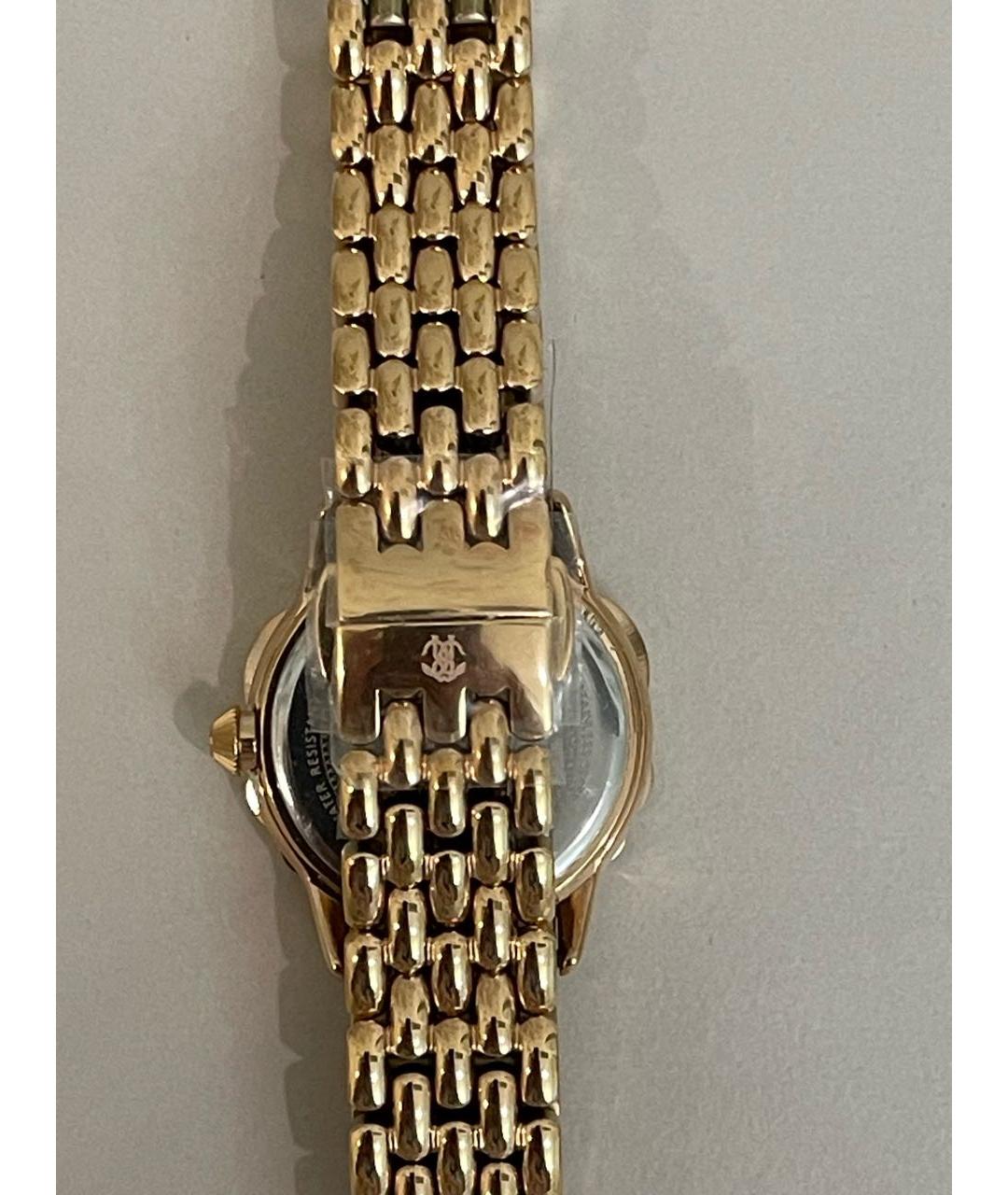 ROBERTO CAVALLI Золотые стальные часы, фото 3