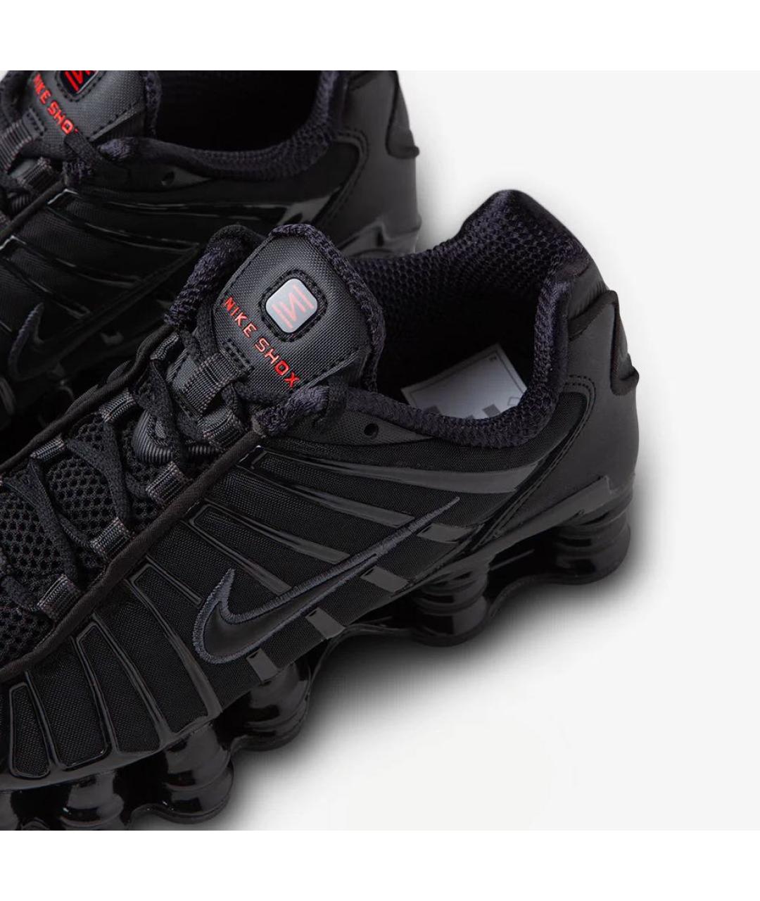 NIKE Черные кожаные кроссовки, фото 3