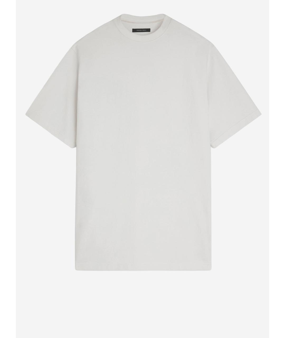 PHOEBE PHILO Белая хлопковая футболка, фото 1