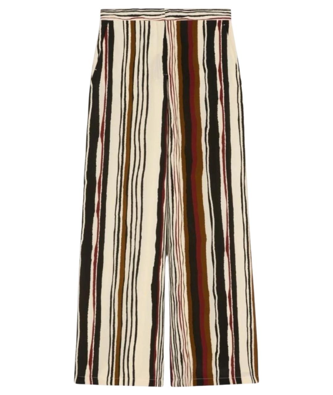 MAX MARA STUDIO Мульти шелковые брюки широкие, фото 1