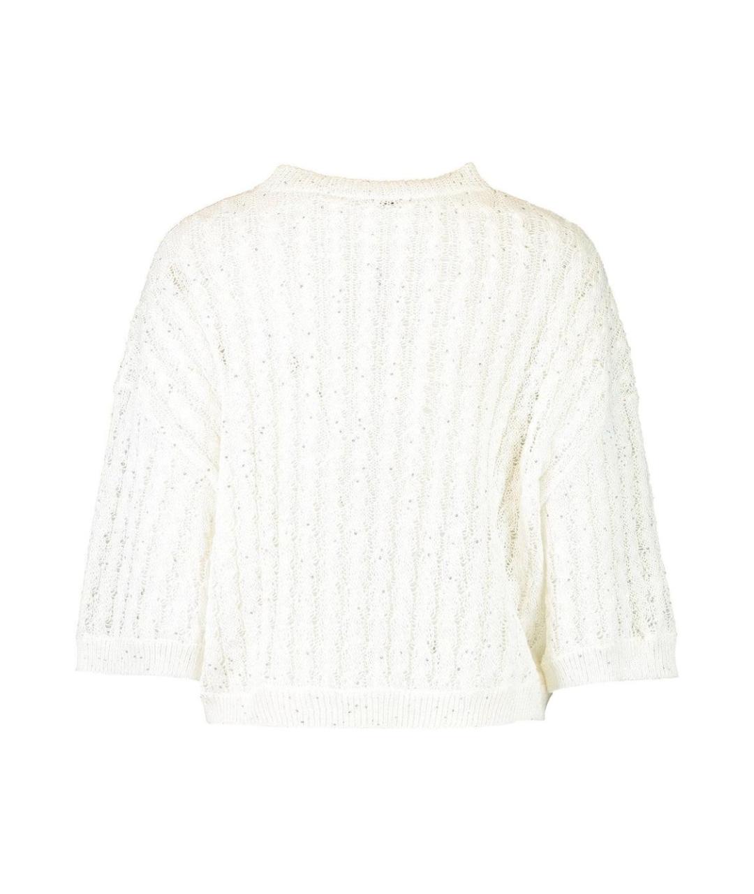 BRUNELLO CUCINELLI Белый кардиган, фото 2