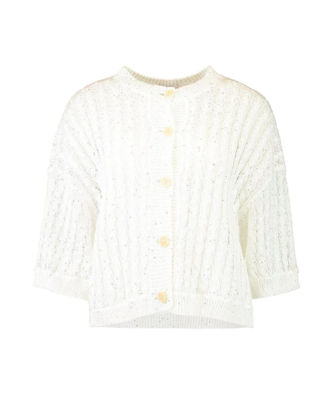 BRUNELLO CUCINELLI Белый кардиган, фото 1