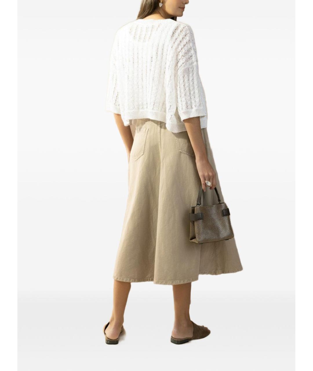 BRUNELLO CUCINELLI Белый кардиган, фото 5