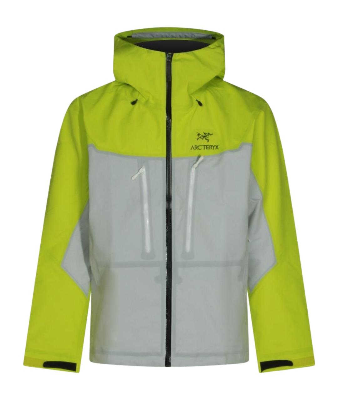 ARCTERYX Желтая полиамидовая куртка, фото 1