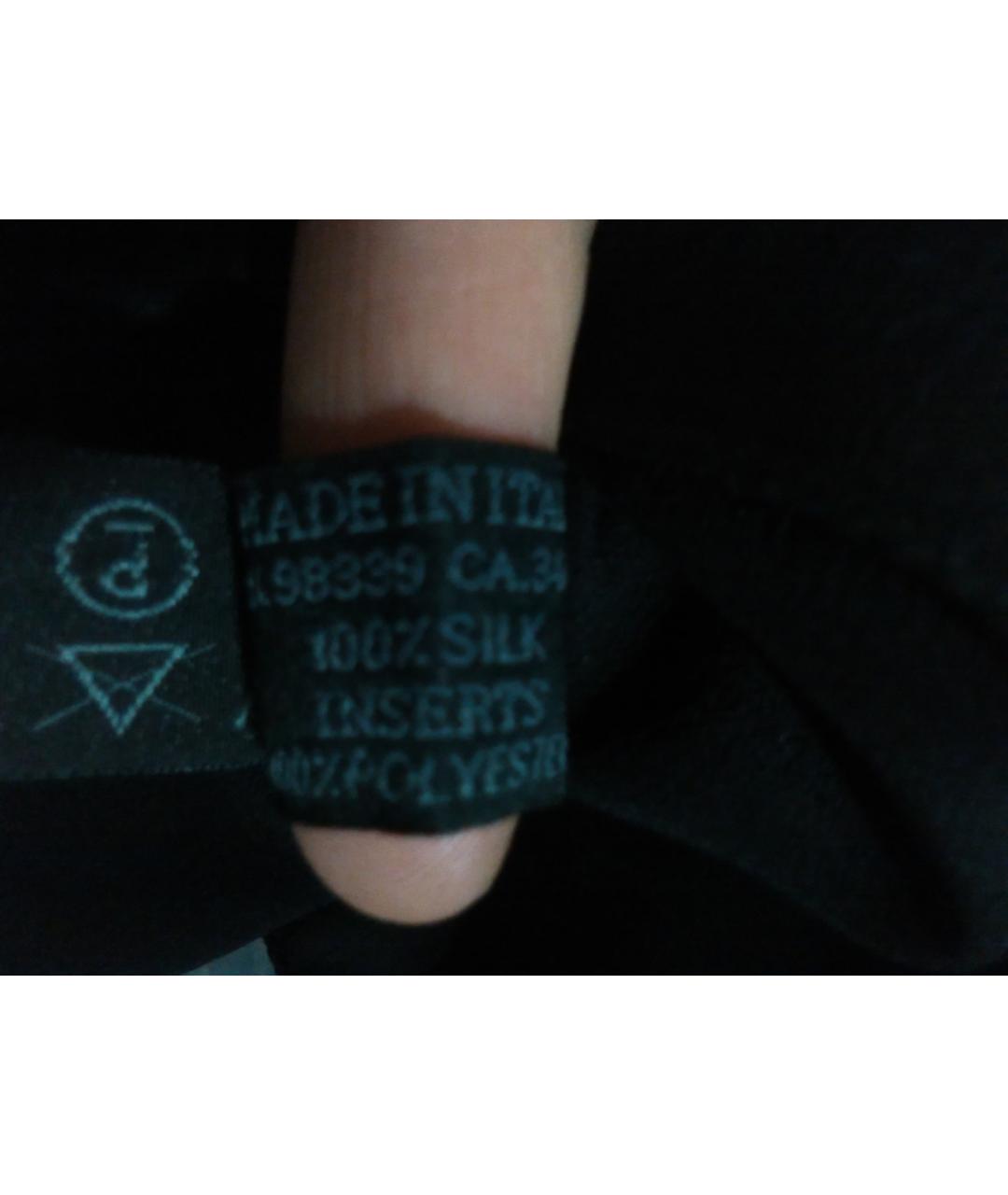 PRADA Черное шелковое платье, фото 6