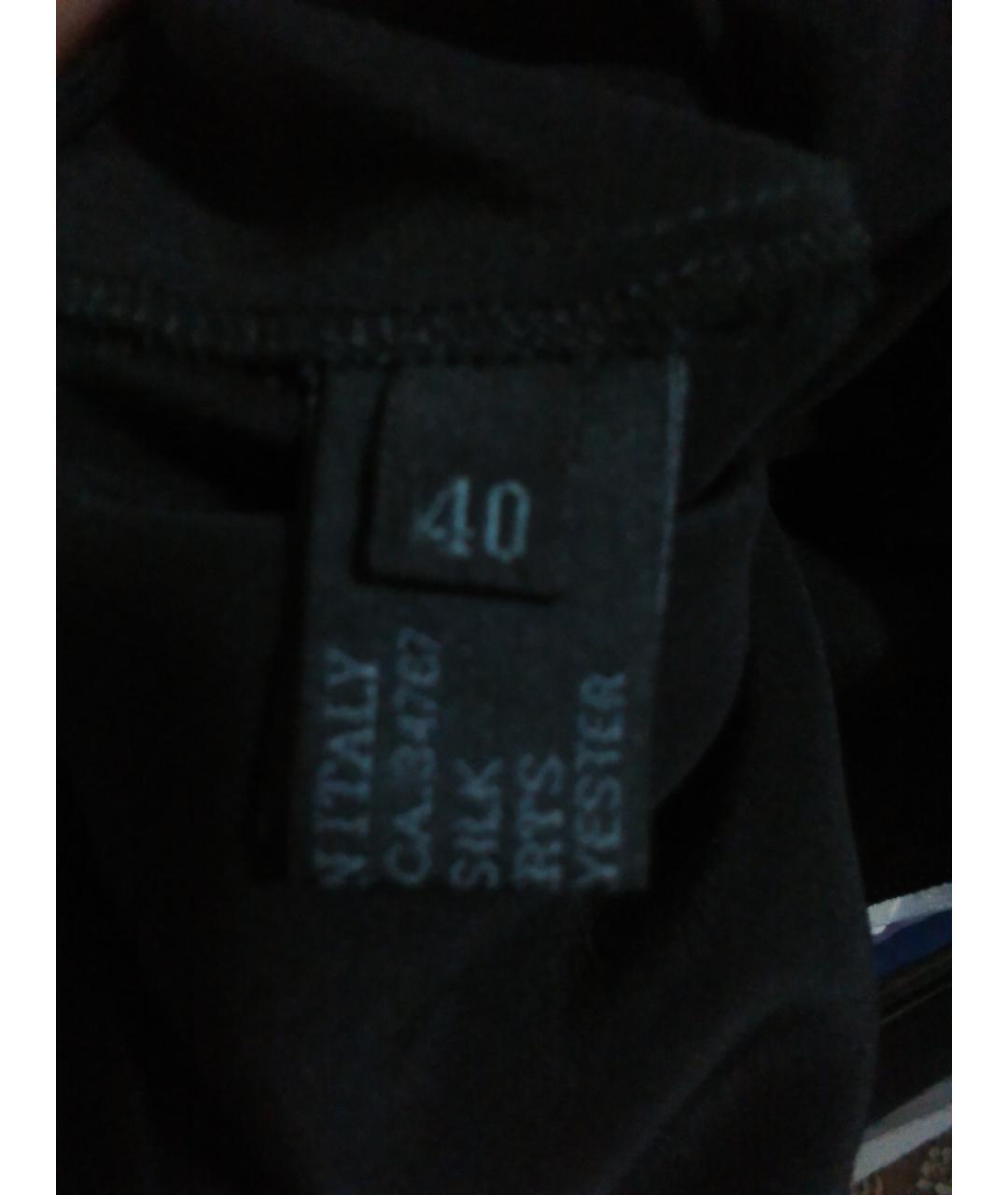 PRADA Черное шелковое платье, фото 5