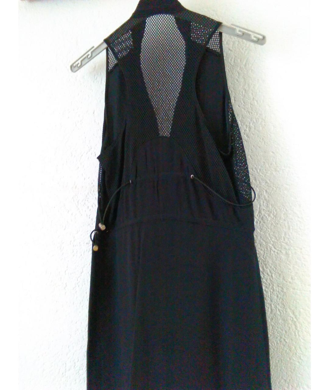 PRADA Черное шелковое платье, фото 2