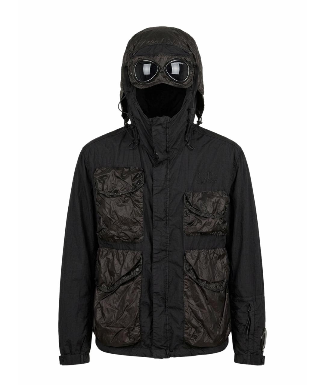 CP COMPANY Черная полиэстеровая куртка, фото 1