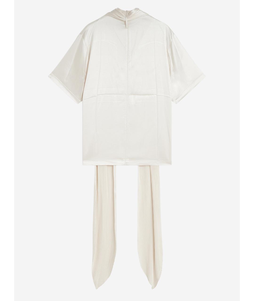 PHOEBE PHILO Бежевая хлопко-эластановая футболка, фото 2