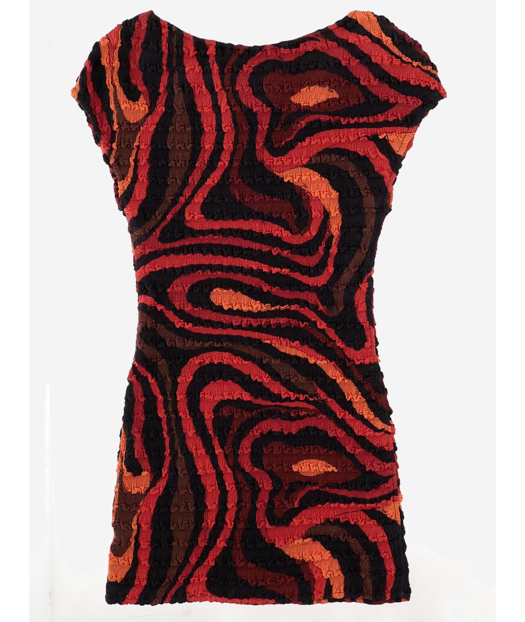 EMILIO PUCCI Мульти полиэстеровое повседневное платье, фото 2