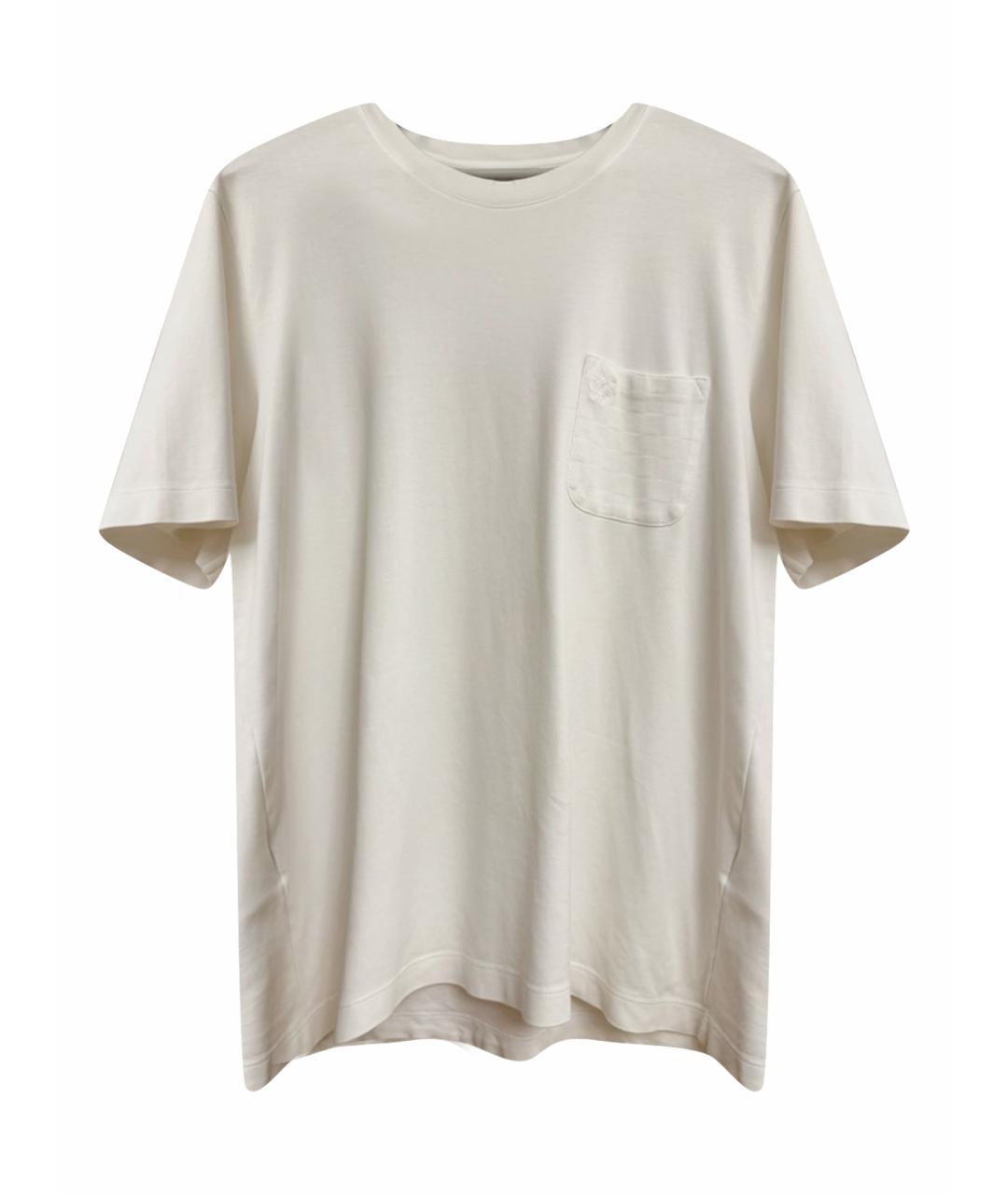 LOUIS VUITTON Белая хлопковая футболка, фото 1