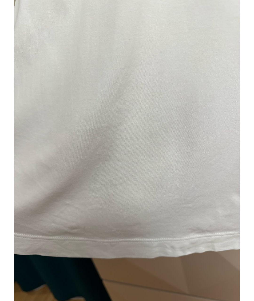 LOUIS VUITTON Белая хлопковая футболка, фото 6