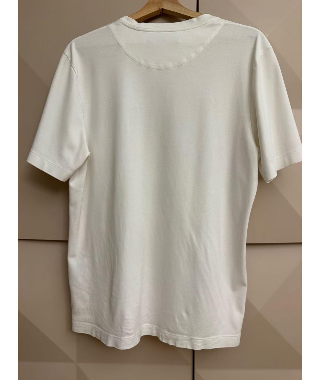 LOUIS VUITTON Белая хлопковая футболка, фото 2