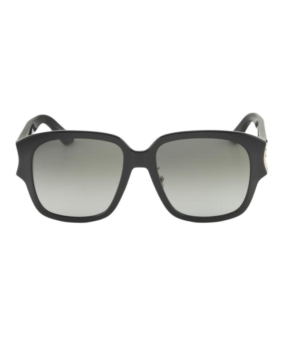 CHRISTIAN DIOR Черные металлические солнцезащитные очки, фото 2