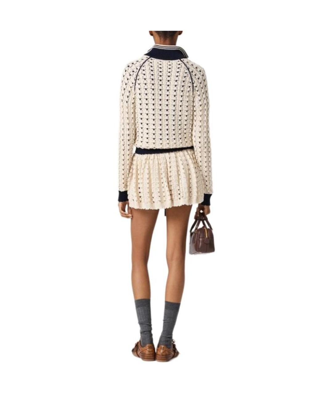 MIU MIU Бежевый джемпер / свитер, фото 4