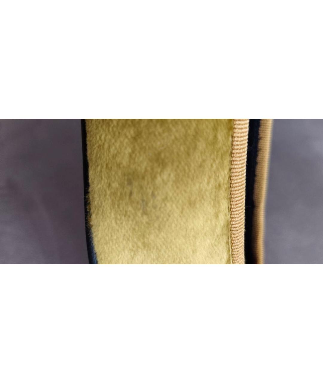 CHANEL Горчичные бархатные балетки, фото 7