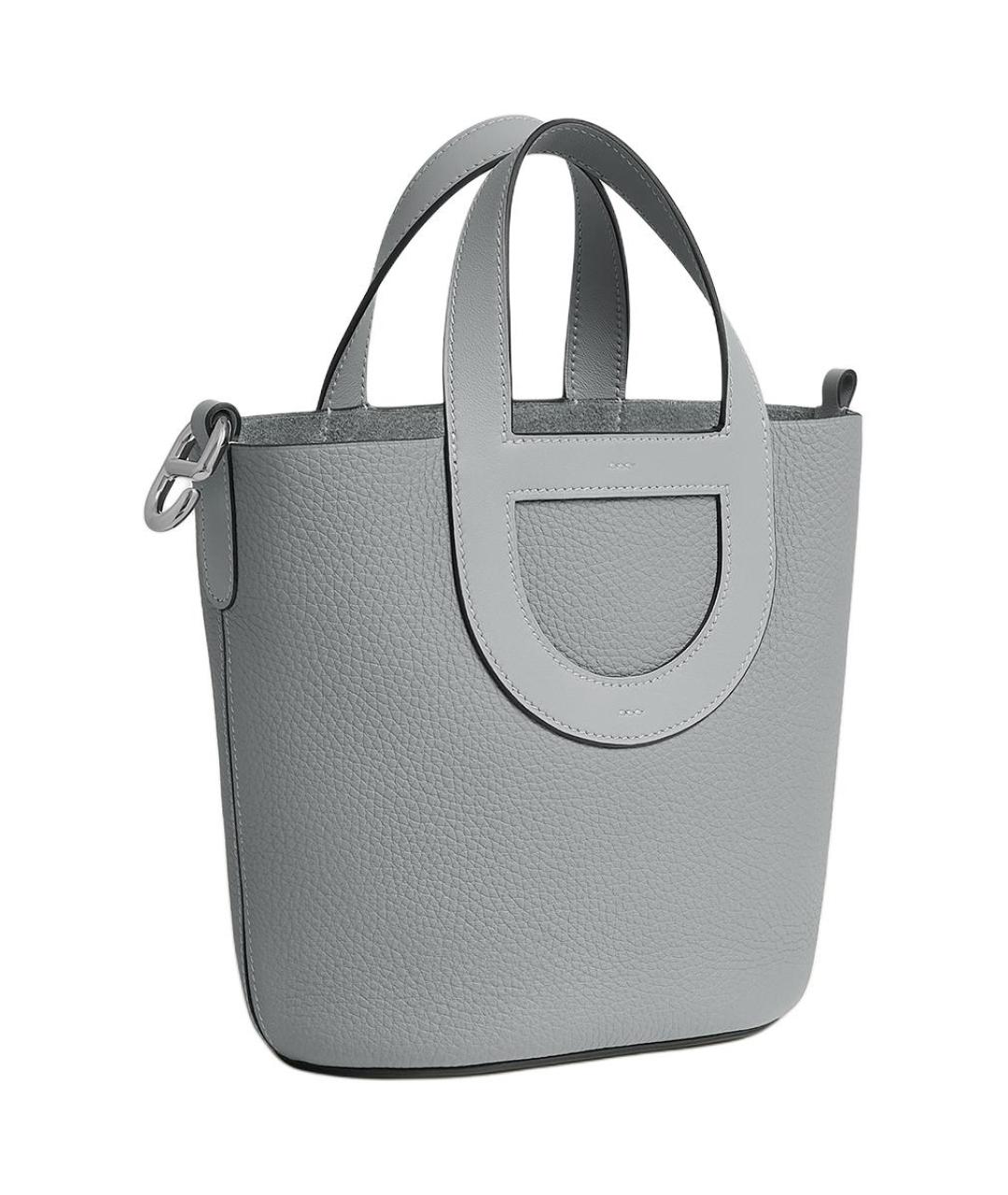 HERMES Серая сумка через плечо, фото 2