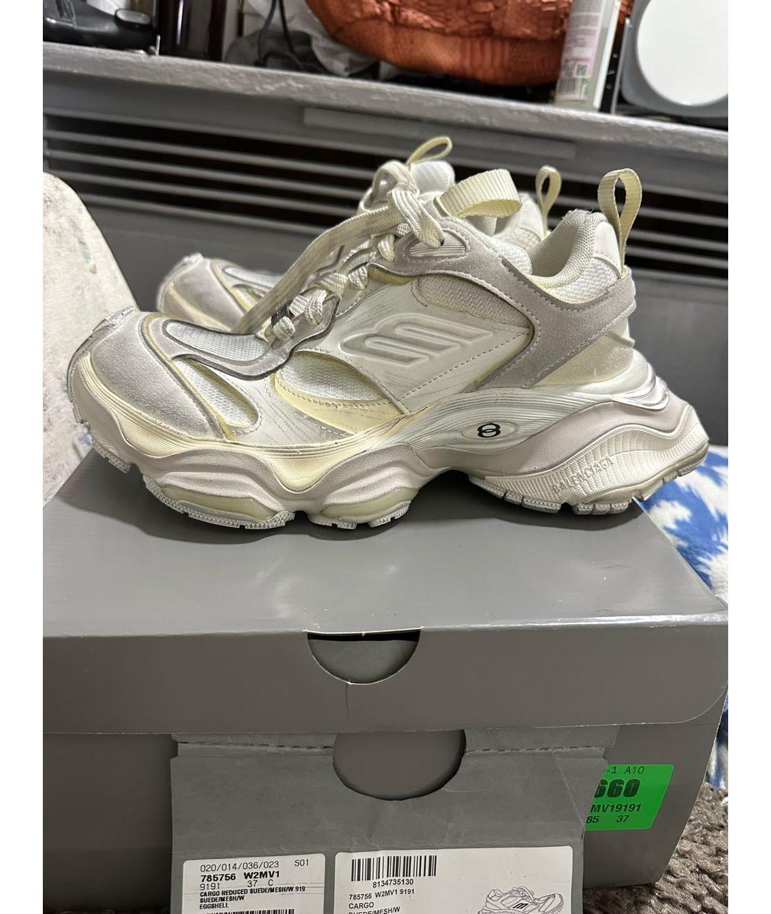 BALENCIAGA Бежевые кроссовки, фото 2