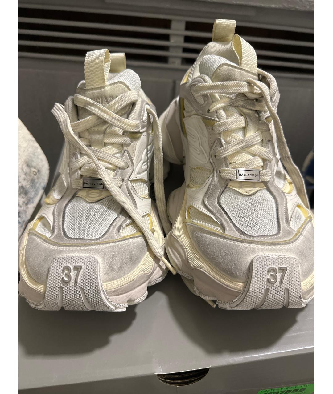 BALENCIAGA Бежевые кроссовки, фото 5