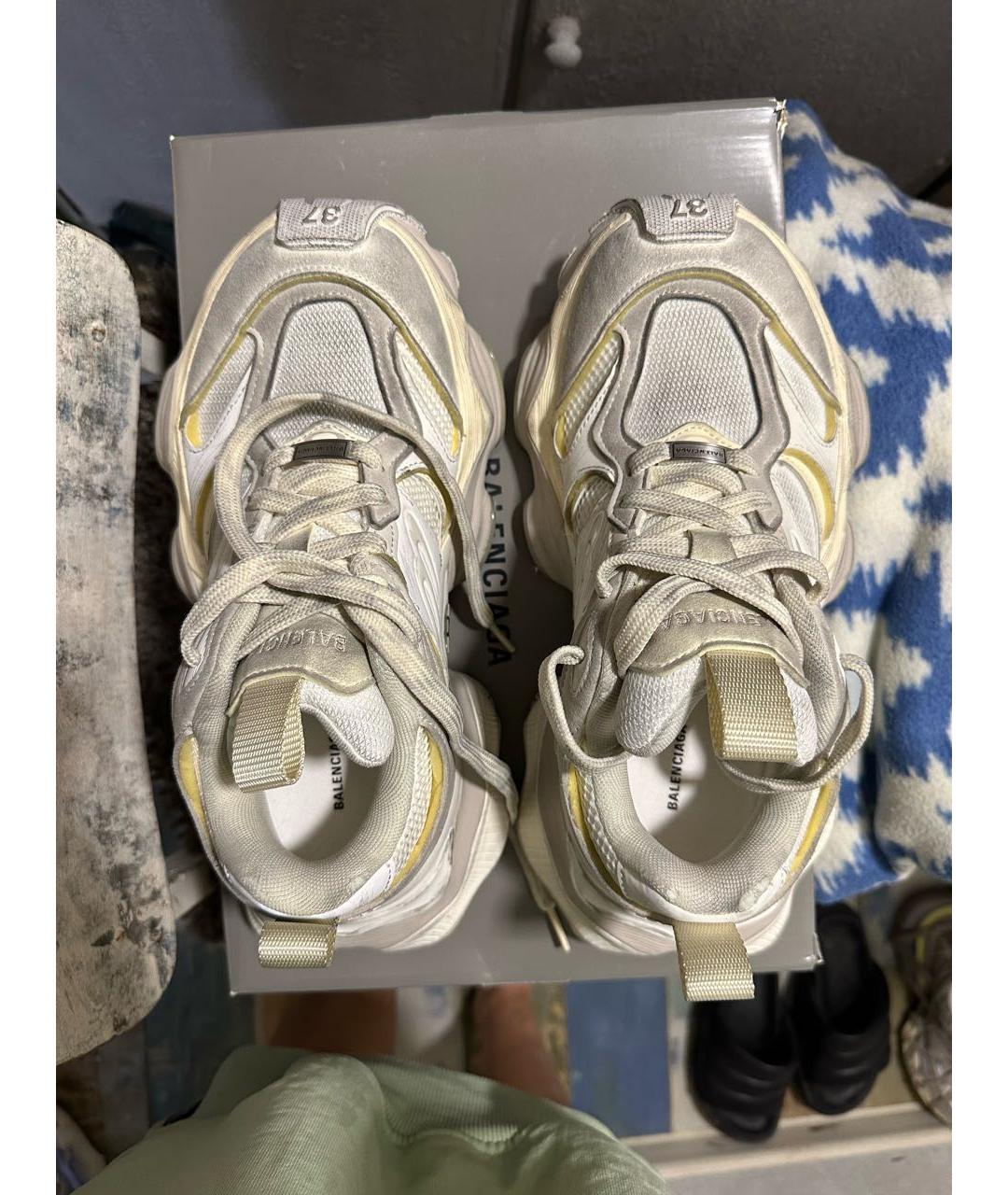 BALENCIAGA Бежевые кроссовки, фото 3